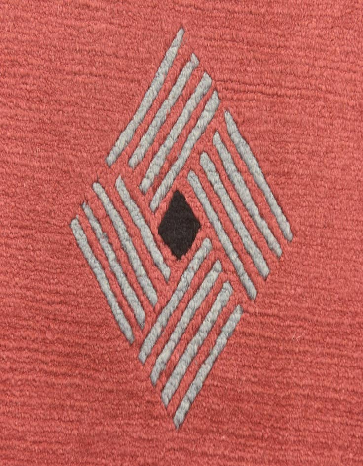 Detail image of  4' x 6'  Hand Knotted Nepal Wool Rug