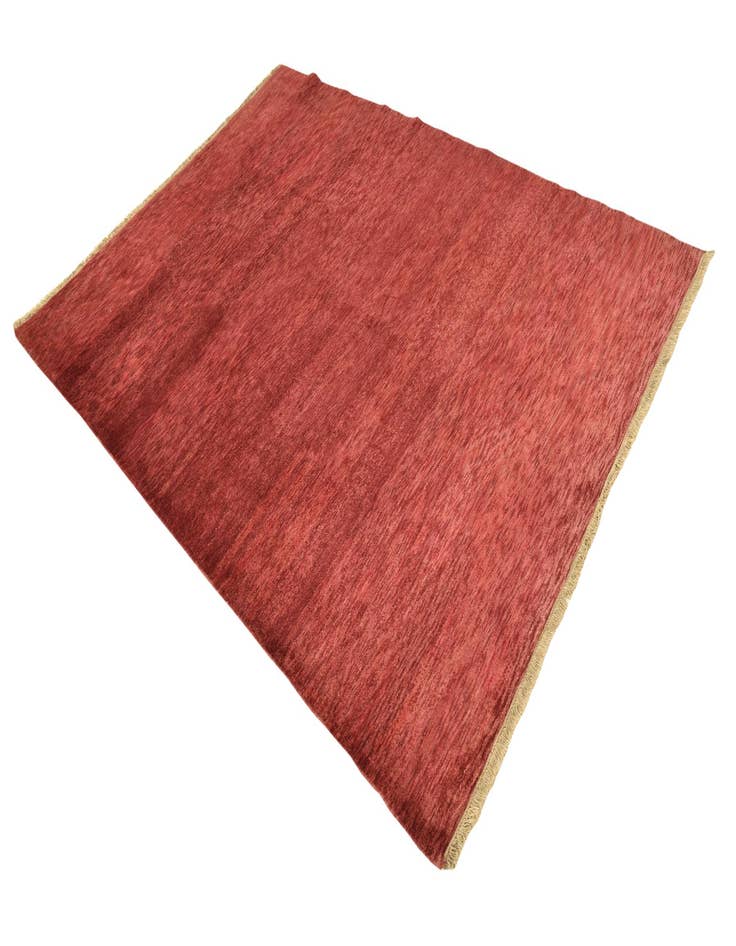 Detail image of  5' 8 x 8'  Hand Knotted Over-Dyed Ziegler Rug