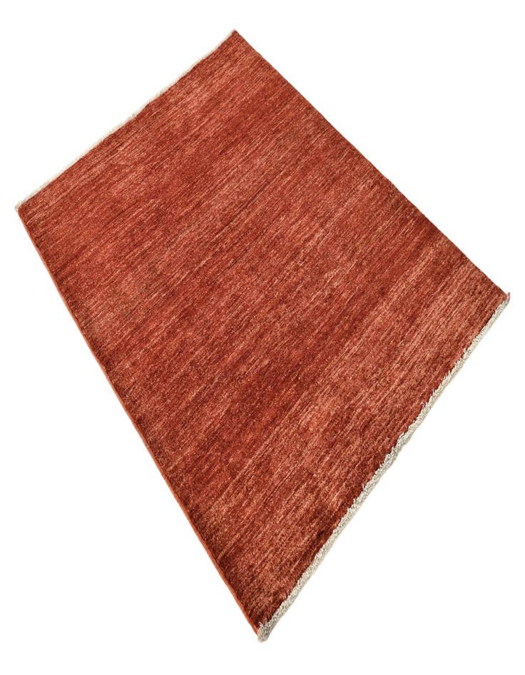 Detail image of  3' 7 x 4' 8  Hand Knotted Over-Dyed Ziegler Rug