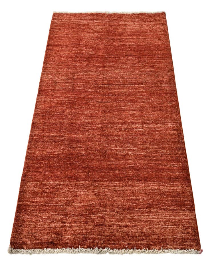 Detail image of  3' 7 x 4' 8  Hand Knotted Over-Dyed Ziegler Rug