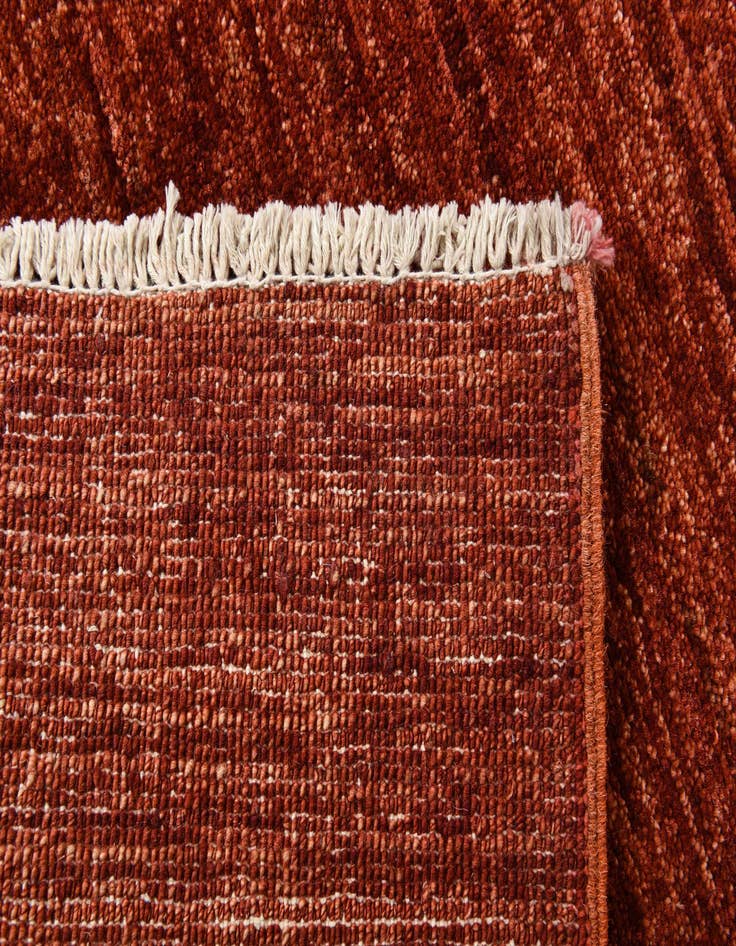 Detail image of  3' 7 x 4' 8  Hand Knotted Over-Dyed Ziegler Rug