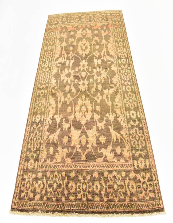 Detail image of  5' x 6' 7  Hand Knotted Peshawar Ziegler Rug