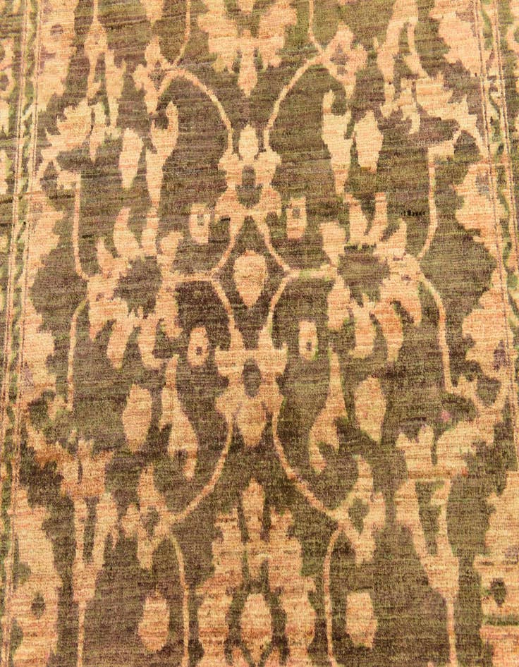 Detail image of  5' x 6' 7  Hand Knotted Peshawar Ziegler Rug