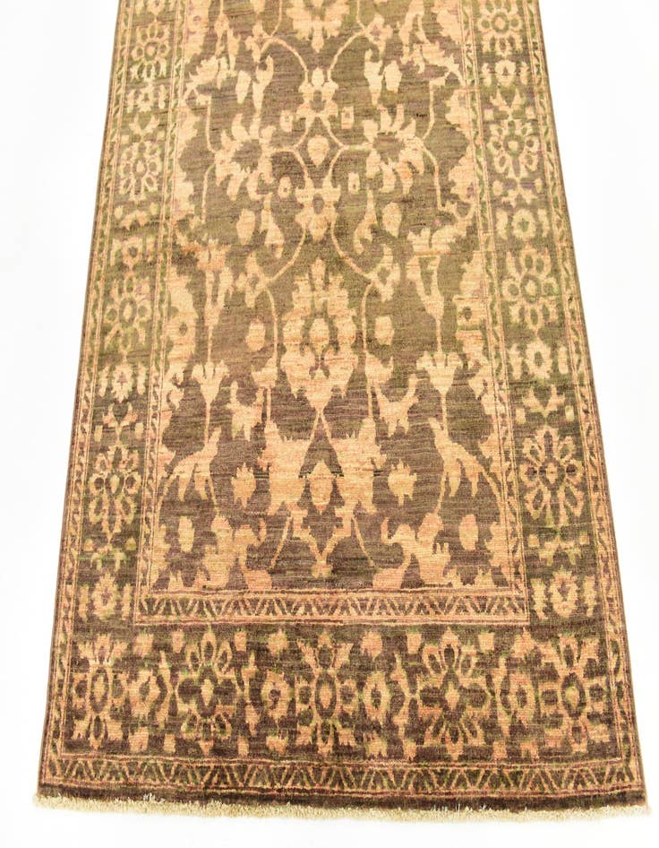 Detail image of  5' x 6' 7  Hand Knotted Peshawar Ziegler Rug