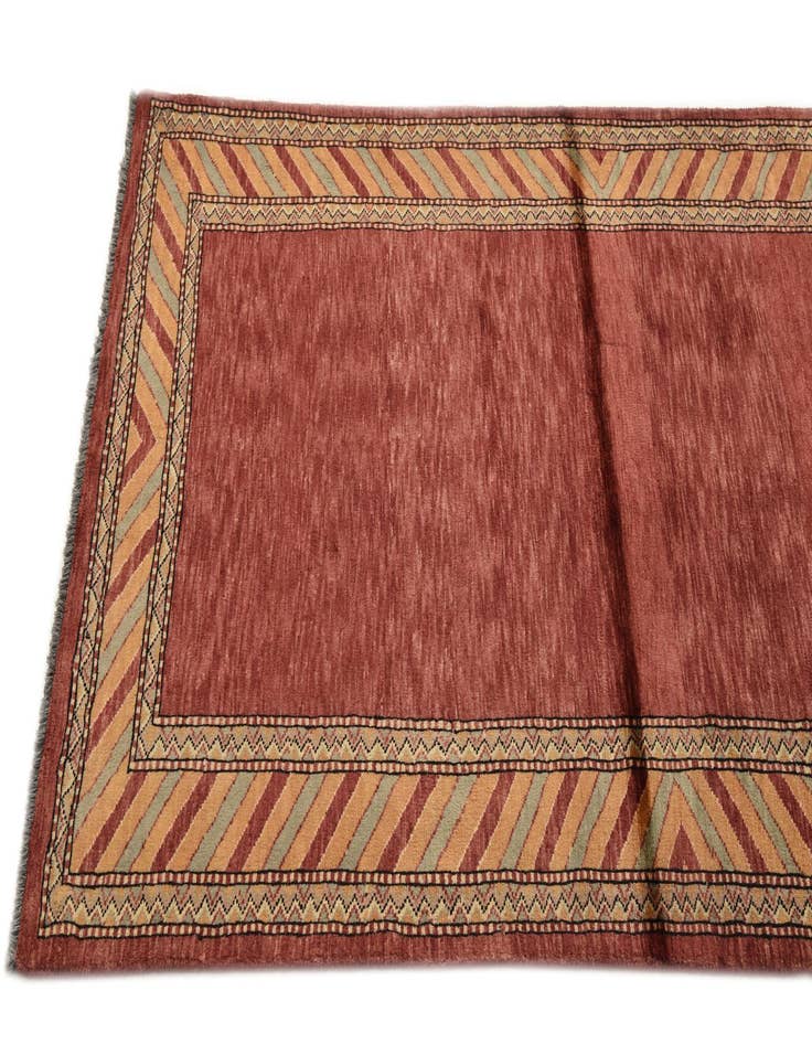 Detail image of  3' 1 x 5' 4  Hand Knotted Peshawar Ziegler Rug