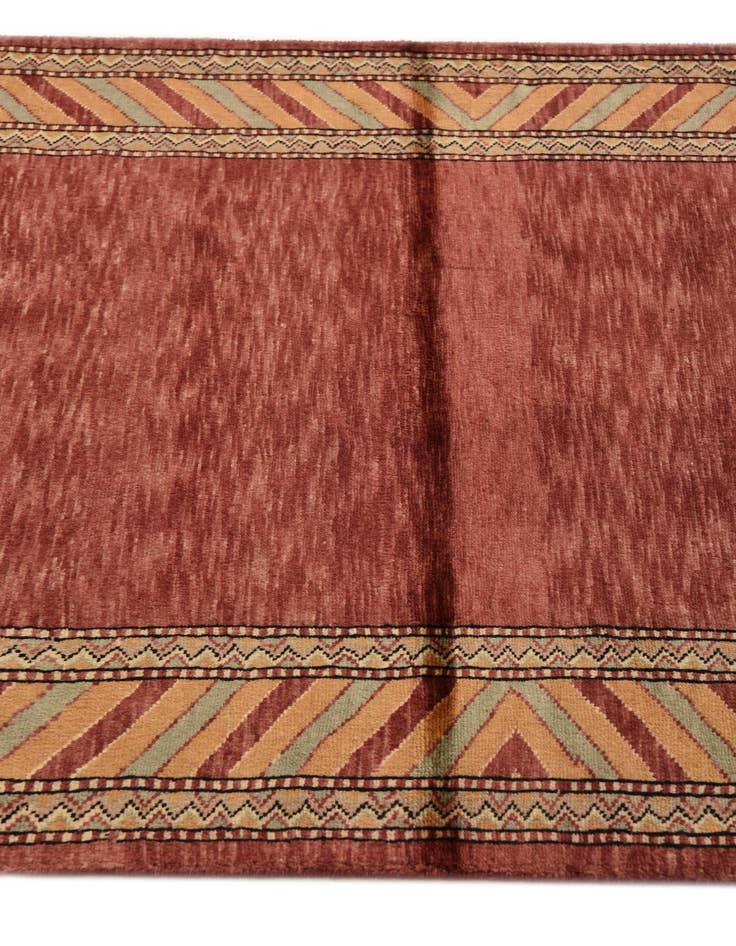 Detail image of  3' 1 x 5' 4  Hand Knotted Peshawar Ziegler Rug