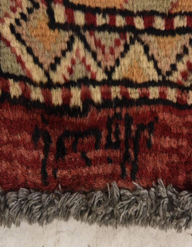 Detail image of  3' 1 x 5' 4  Hand Knotted Peshawar Ziegler Rug