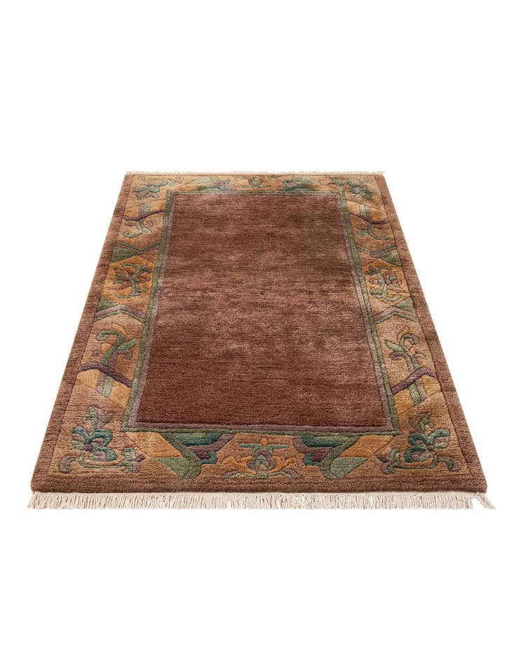 Detail image of  3' 1 x 5' 2  Hand Knotted Tibet Wool Rug