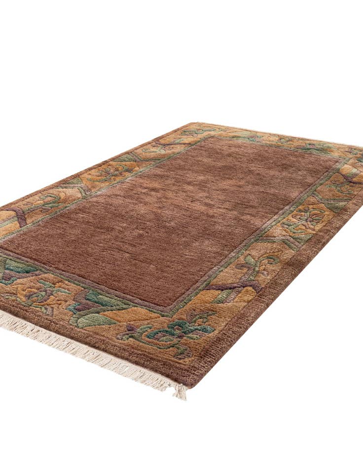 Detail image of  3' 1 x 5' 2  Hand Knotted Tibet Wool Rug