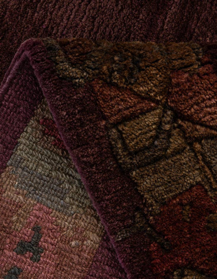 Detail image of  4' 2 x 6' 1  Hand Knotted Tibet Wool Rug