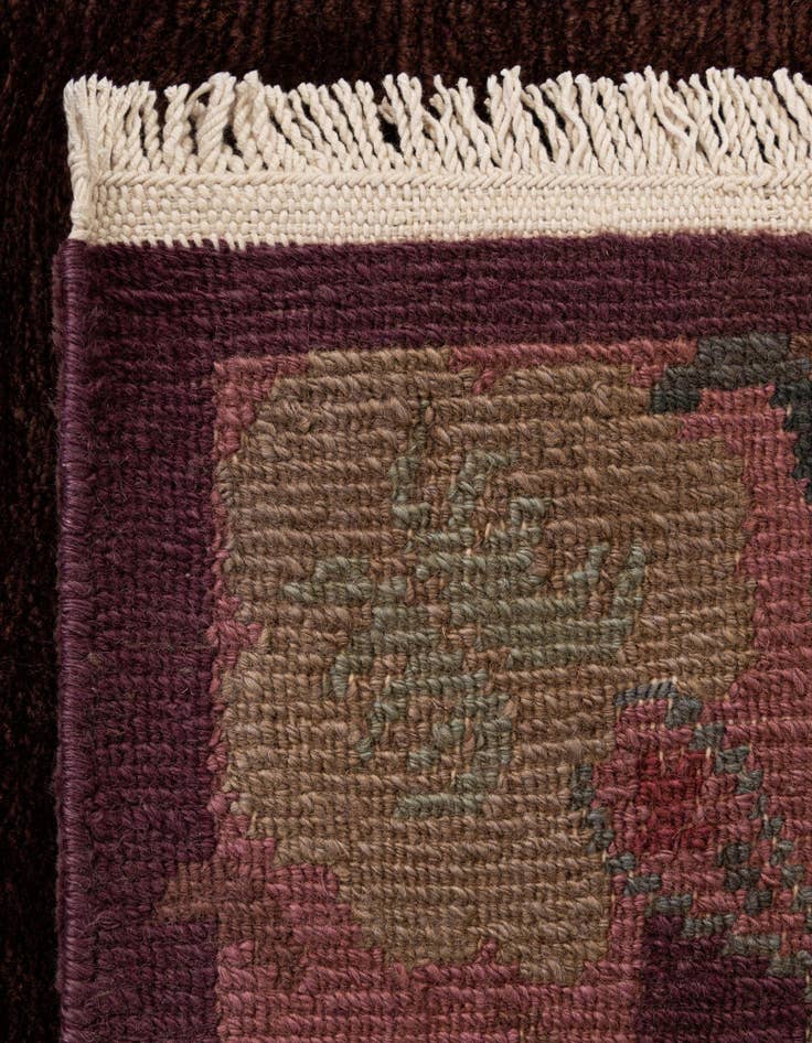 Detail image of  4' 2 x 6' 1  Hand Knotted Tibet Wool Rug