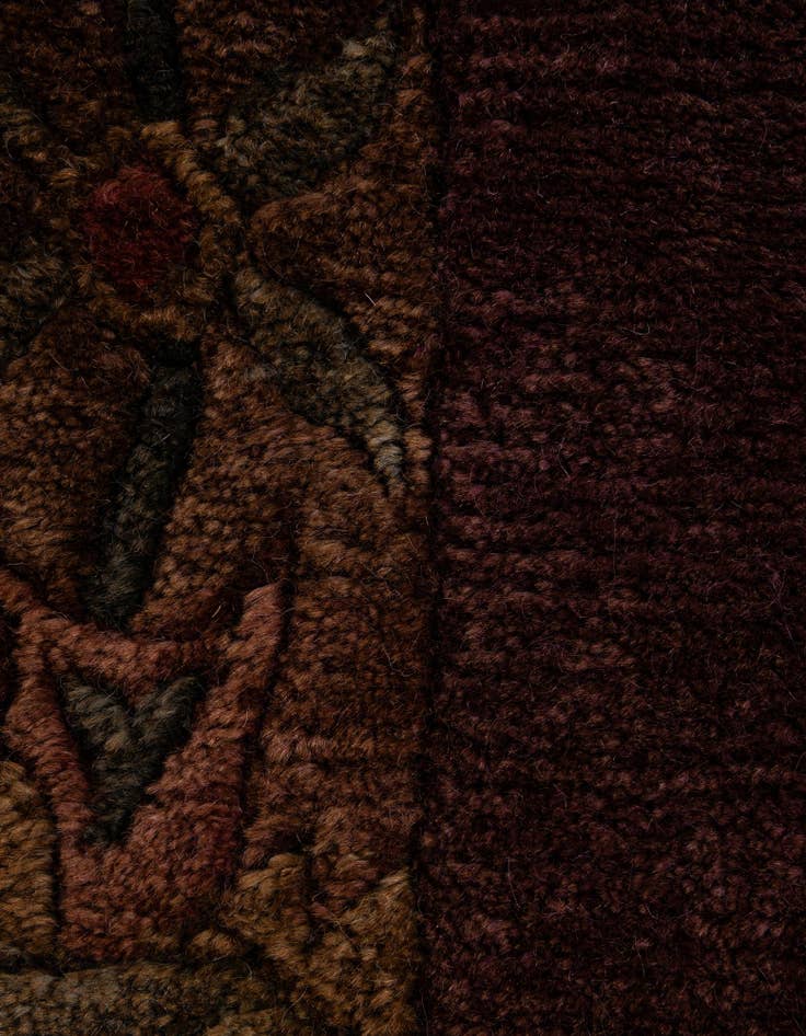Detail image of  4' 2 x 6' 1  Hand Knotted Tibet Wool Rug