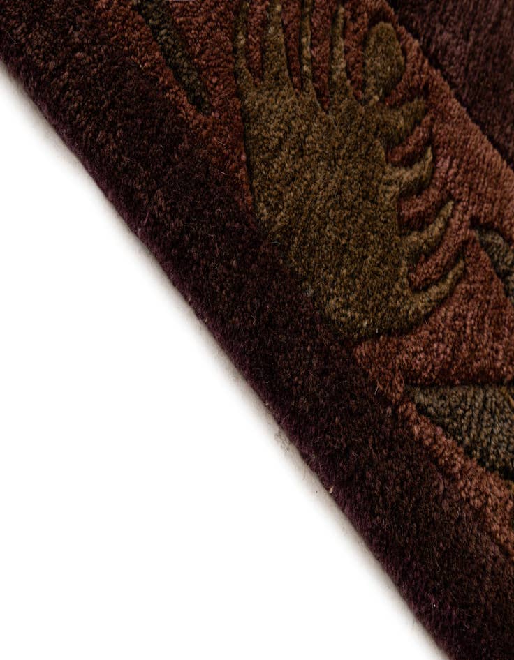 Detail image of  5' 8 x 7' 7  Hand Knotted Tibet Wool Rug