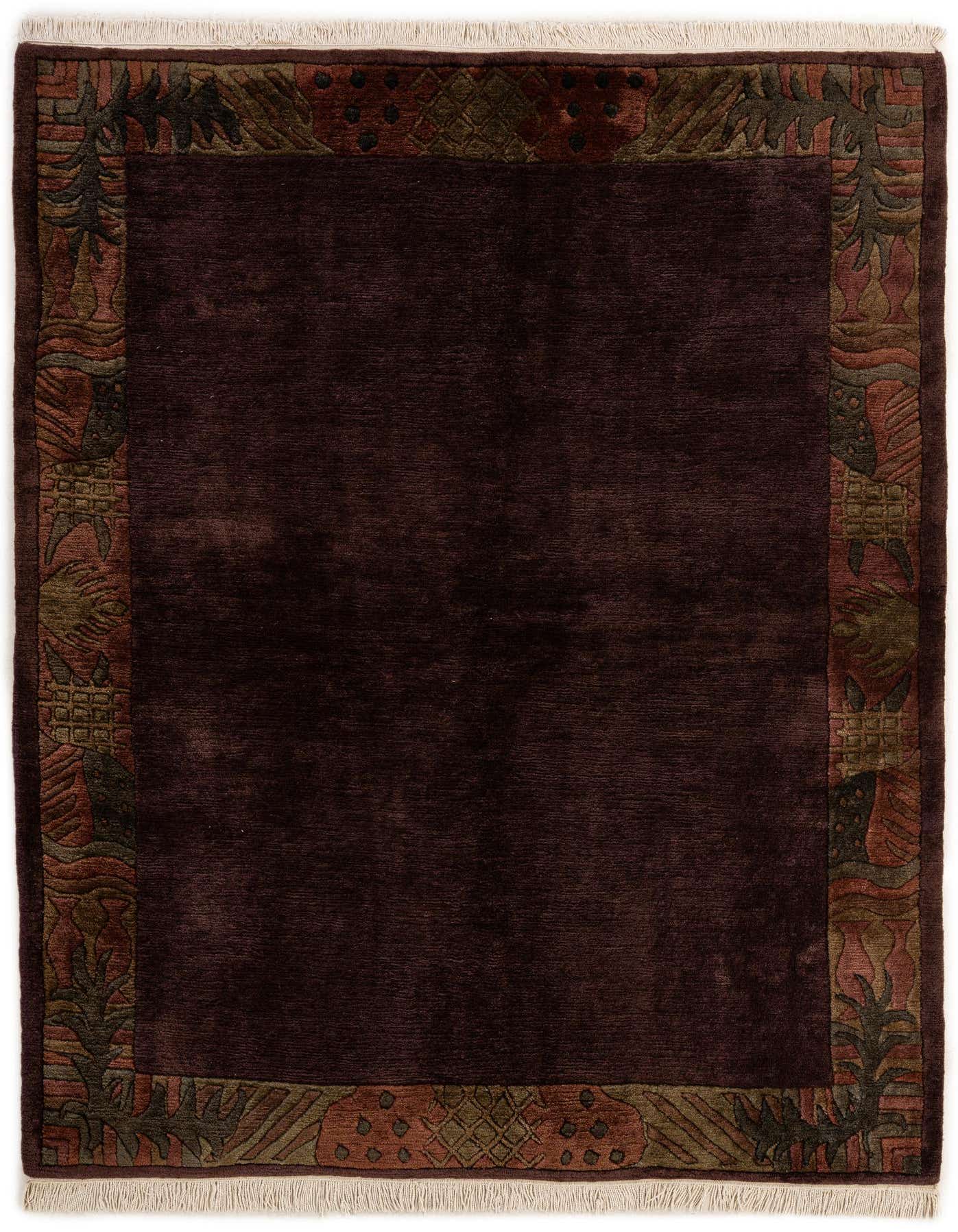 Primary image  5' 8 x 7' 7  Hand Knotted Tibet Wool Rug