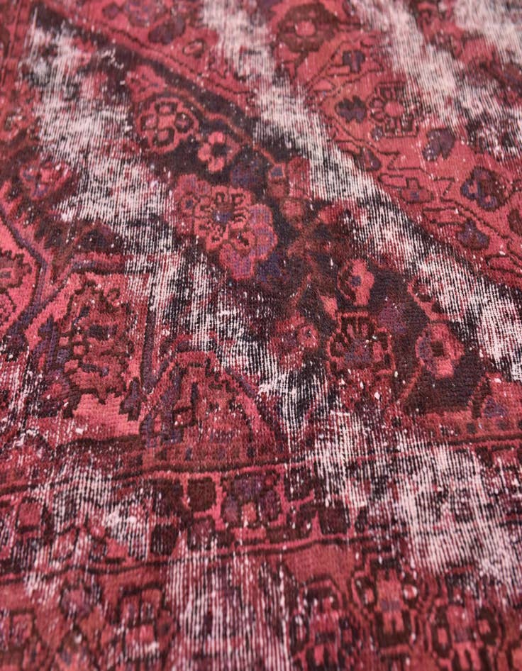 Detail image of  9' x 11' 2  Hand Knotted Ultra Vintage Persian Wool Rug
