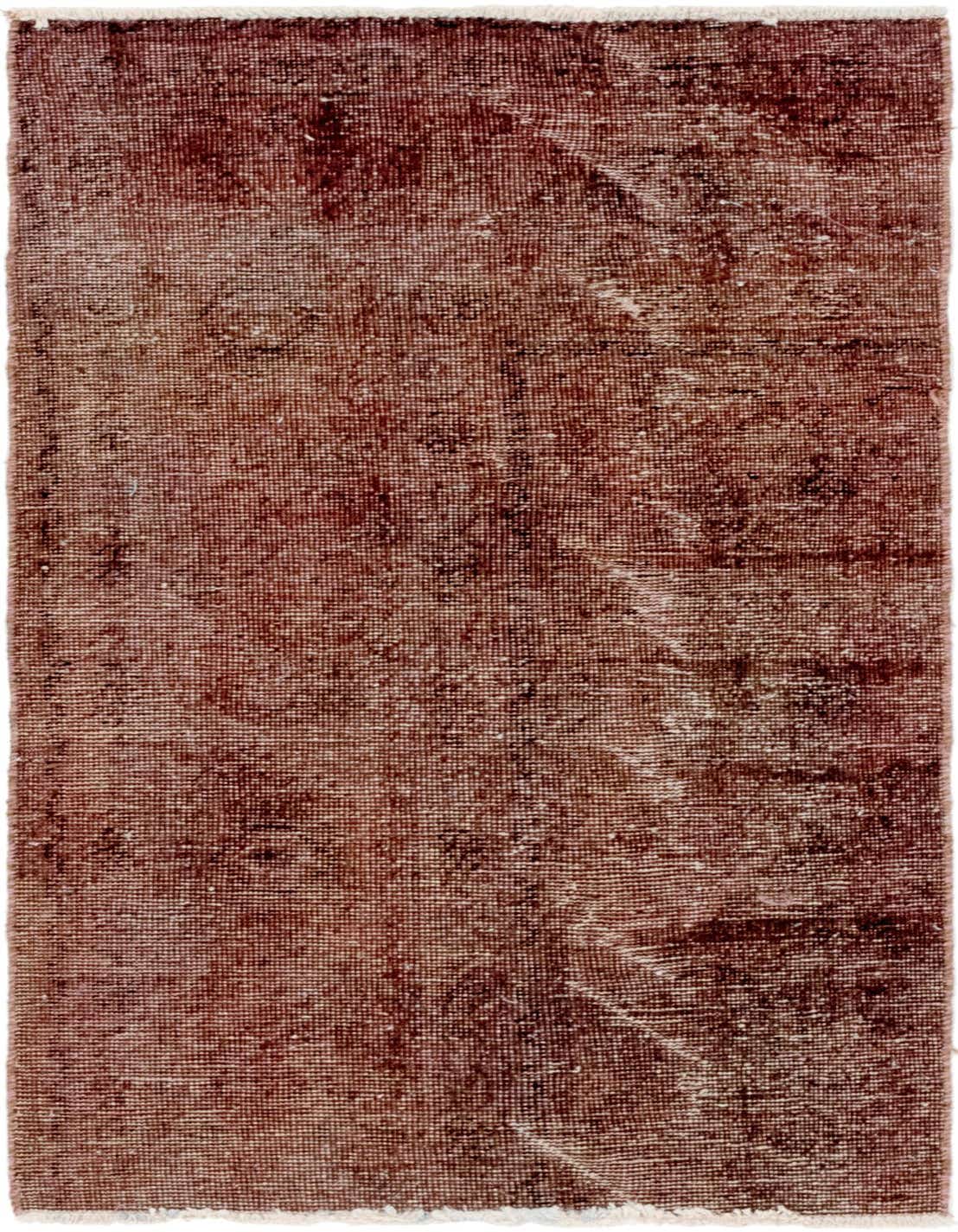 A 3x5 rectangular Ultra Vintage wool rug in shades of purple and red, featuring a distressed Persian-inspired pattern, ideal for a kitchen or entryway.