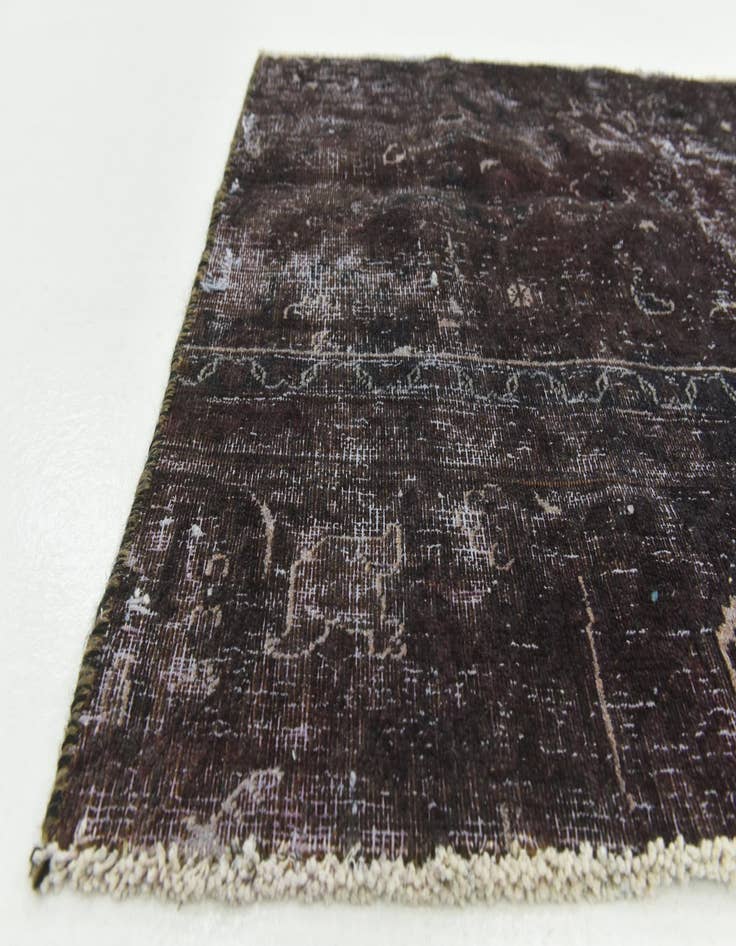 Detail image of  2' 10 x 4' 2  Hand Knotted Ultra Vintage Persian Wool Rug