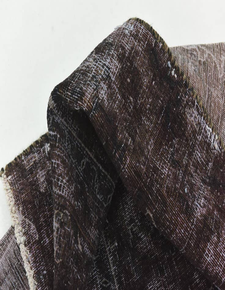 Detail image of  2' 10 x 4' 2  Hand Knotted Ultra Vintage Persian Wool Rug