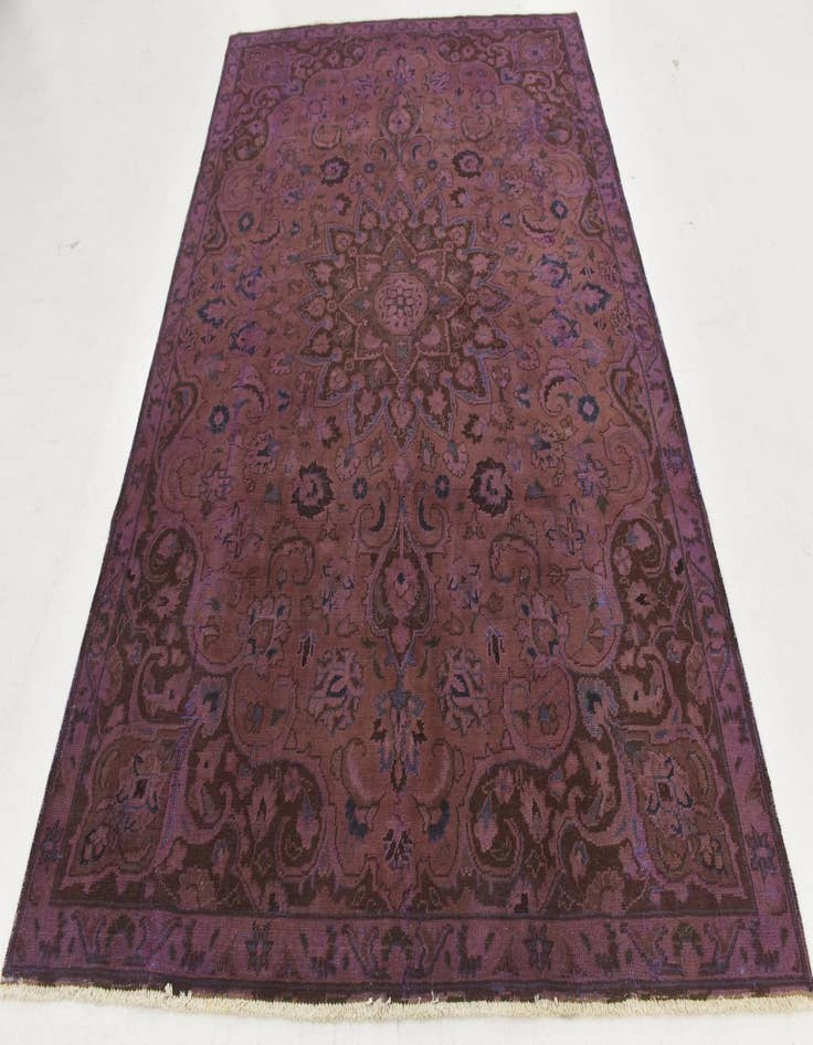 Detail image of  6' 3 x 9'  Hand Knotted Ultra Vintage Persian Wool Rug