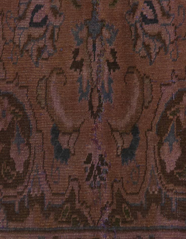 Detail image of  6' 3 x 9'  Hand Knotted Ultra Vintage Persian Wool Rug