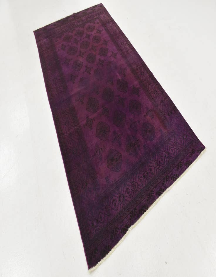 Detail image of  5' x 9'  Hand Knotted Ultra Vintage Persian Wool Rug