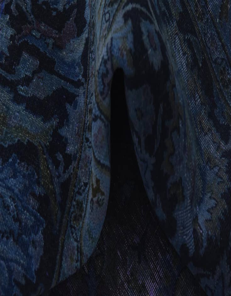 Detail image of  9' x 11' 4  Hand Knotted Ultra Vintage Persian Wool Rug