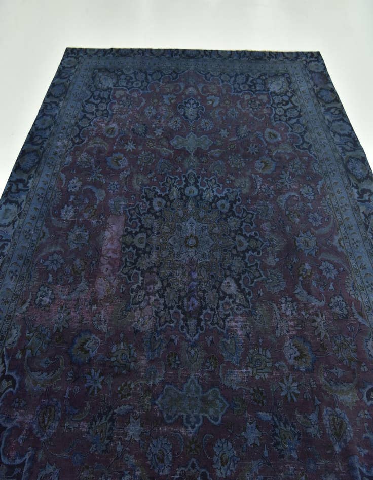 Detail image of  9' x 11' 4  Hand Knotted Ultra Vintage Persian Wool Rug