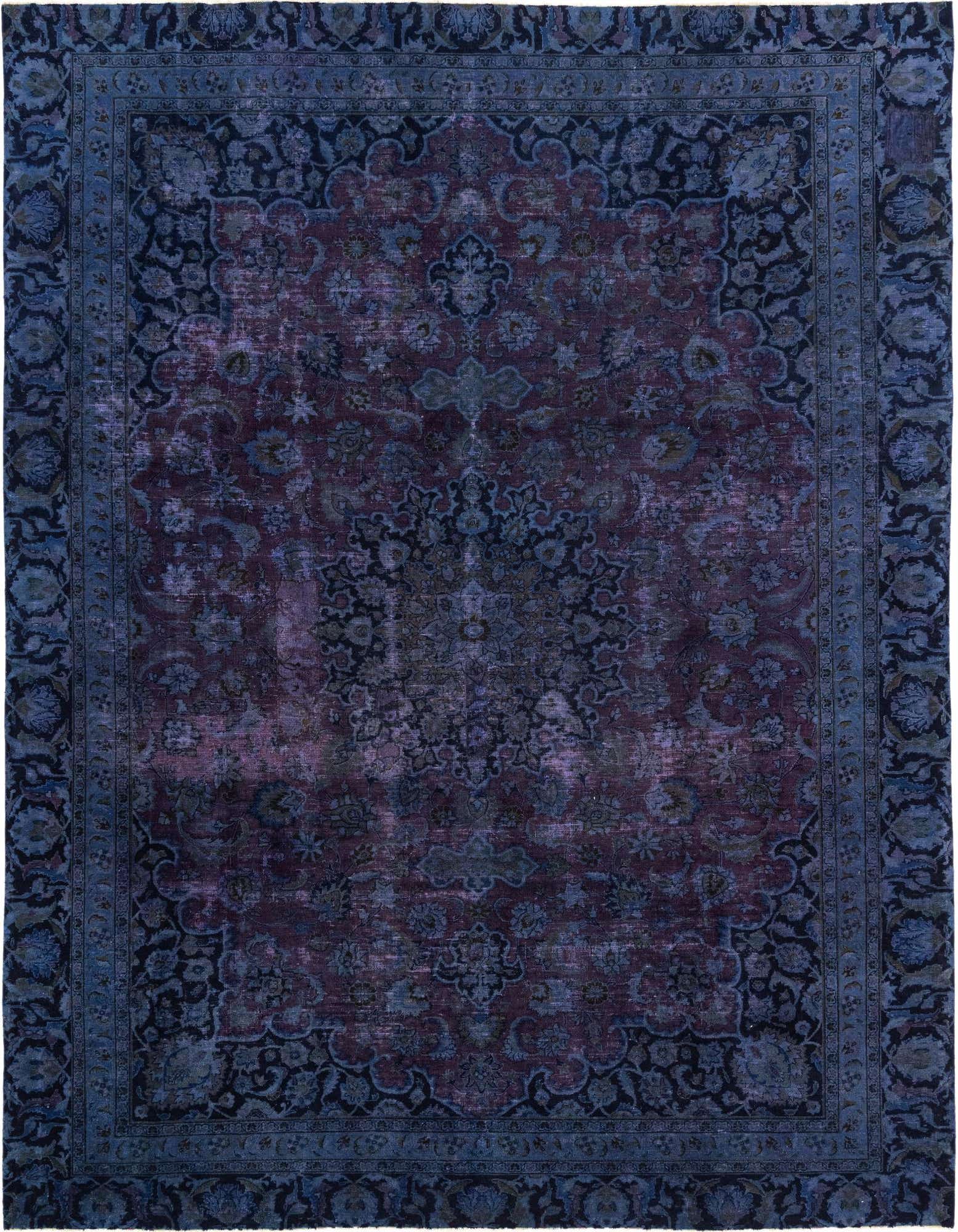 Primary image  9' x 11' 4  Hand Knotted Ultra Vintage Persian Wool Rug