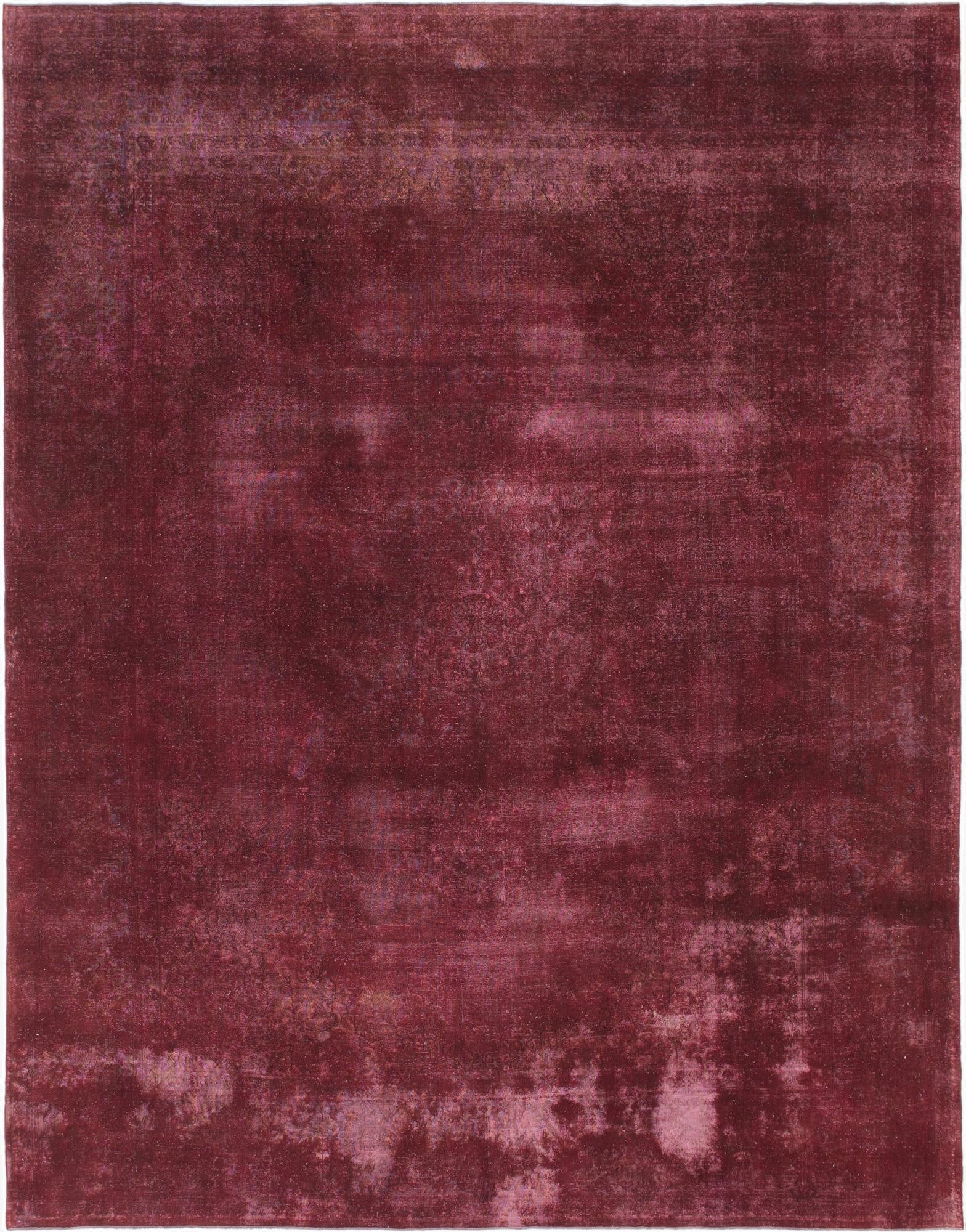  9' 7 x 12' 5  Hand Knotted Ultra Vintage Persian Wool Rug