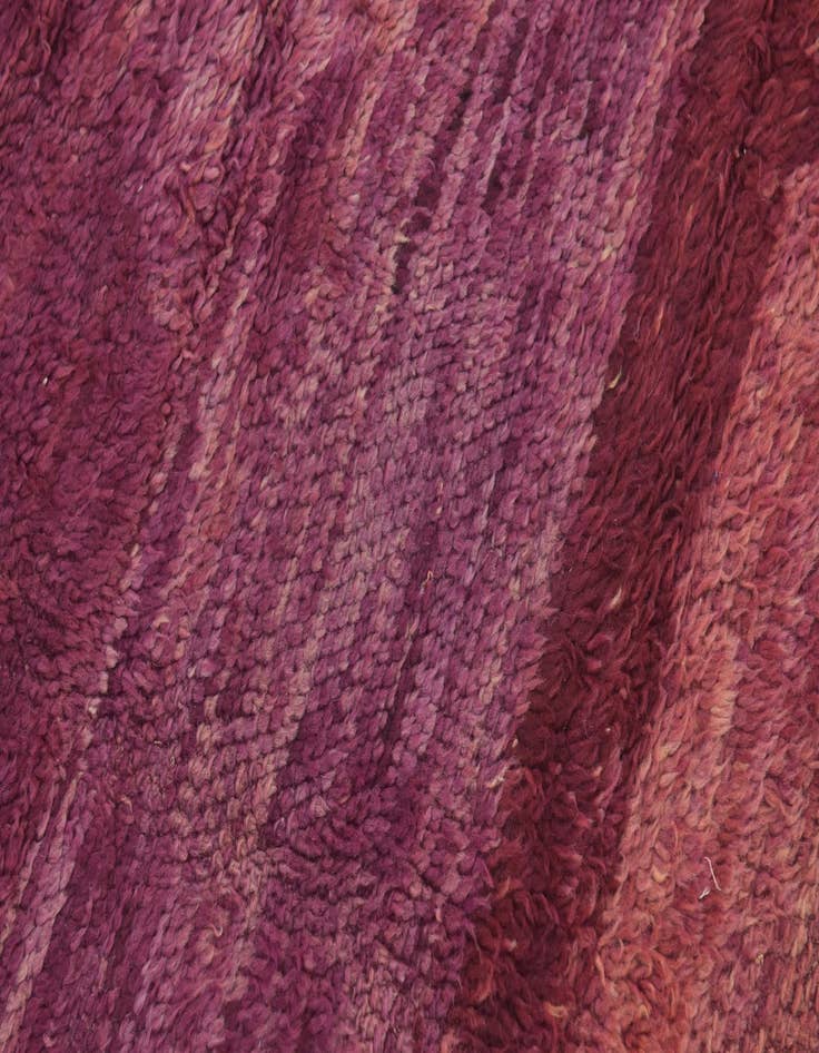 Detail image of  6' x 11'  Hand Knotted Moroccan Wool Runner Rug