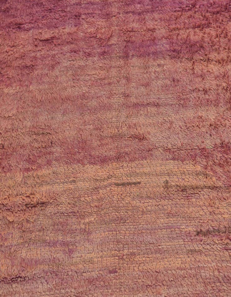 Detail image of  6' x 11'  Hand Knotted Moroccan Wool Runner Rug