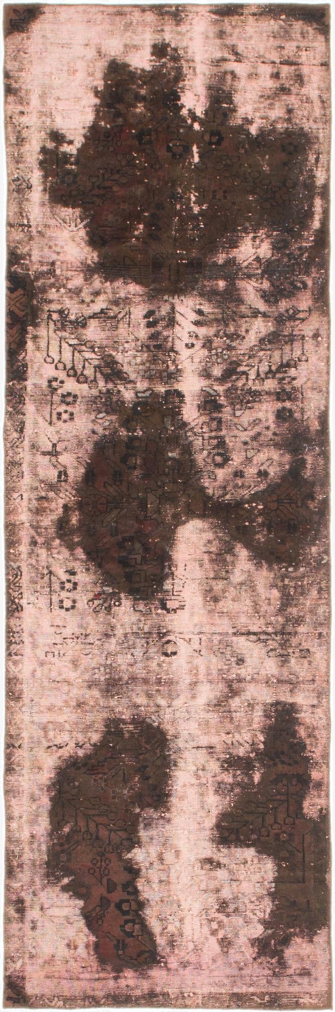  3' x 9' 2  Hand Knotted Ultra Vintage Persian Wool Runner Rug