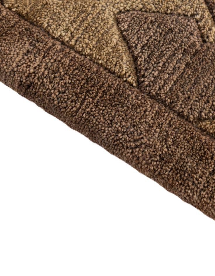 Detail image of  8' 1 x 8' 3  Hand Knotted Nepal Wool Square Rug