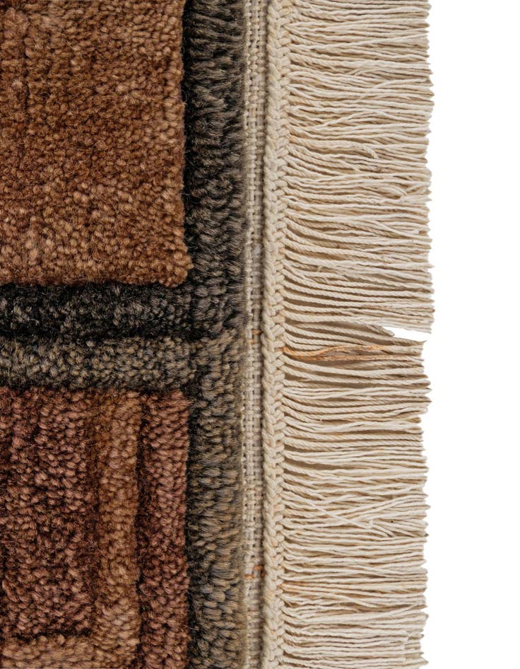 Detail image of  8' 2 x 8' 2  Hand Knotted Tibet Wool Square Rug