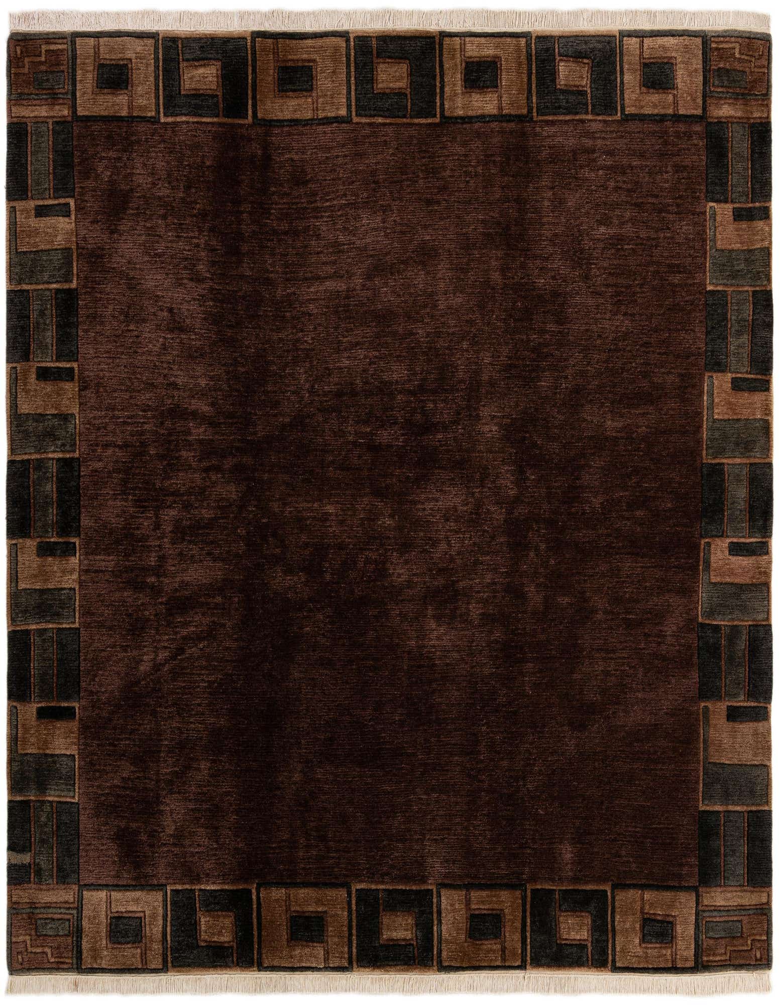 Primary image  8' 2 x 8' 2  Hand Knotted Tibet Wool Square Rug