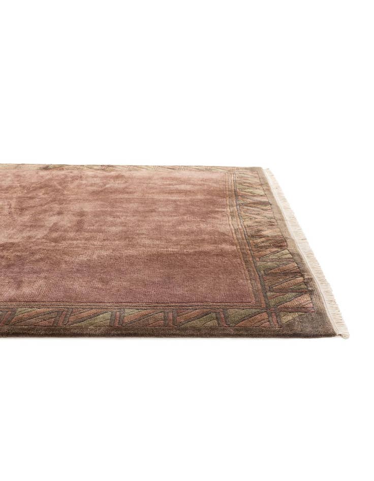 Detail image of  8' 1 x 8' 3  Hand Knotted Tibet Wool Square Rug