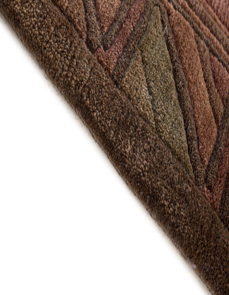 Detail image of  8' 1 x 8' 3  Hand Knotted Tibet Wool Square Rug