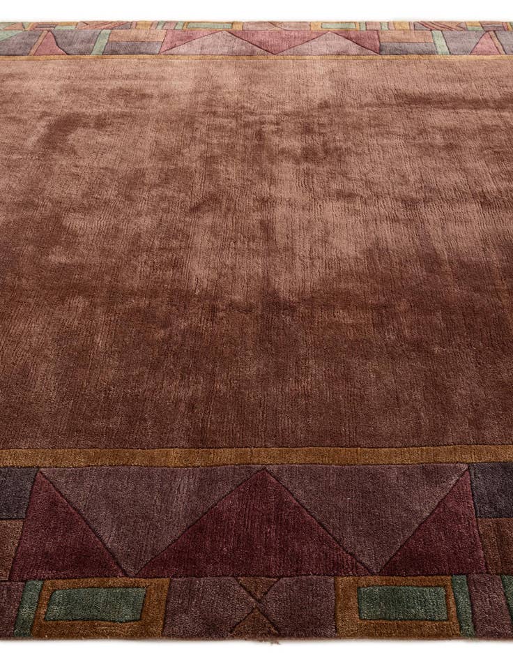 Detail image of  8' 4 x 8' 5  Hand Knotted Tibet Wool Square Rug