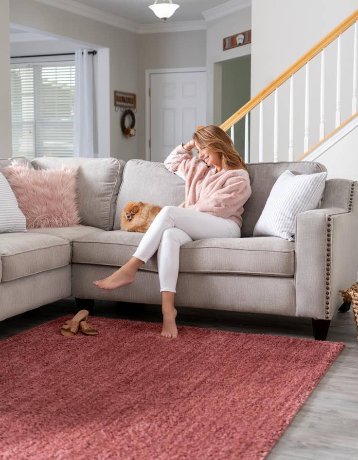 Detail image of  2' x 8' Jill Zarin Shaggy Chic Runner Rug