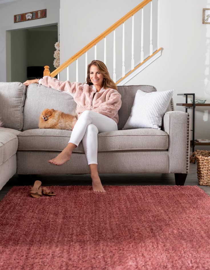 Detail image of  2' x 8' Jill Zarin Shaggy Chic Runner Rug