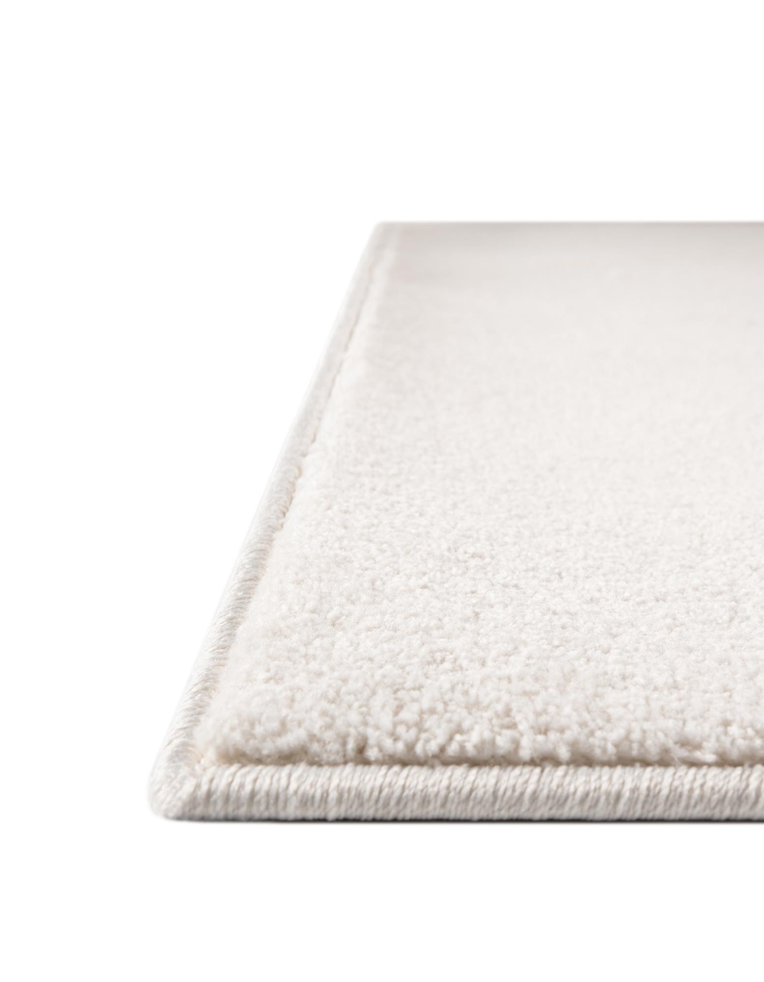 Powder White 3' 3 x 3' 3 Everyday Solid Square Rug | Rugs.com