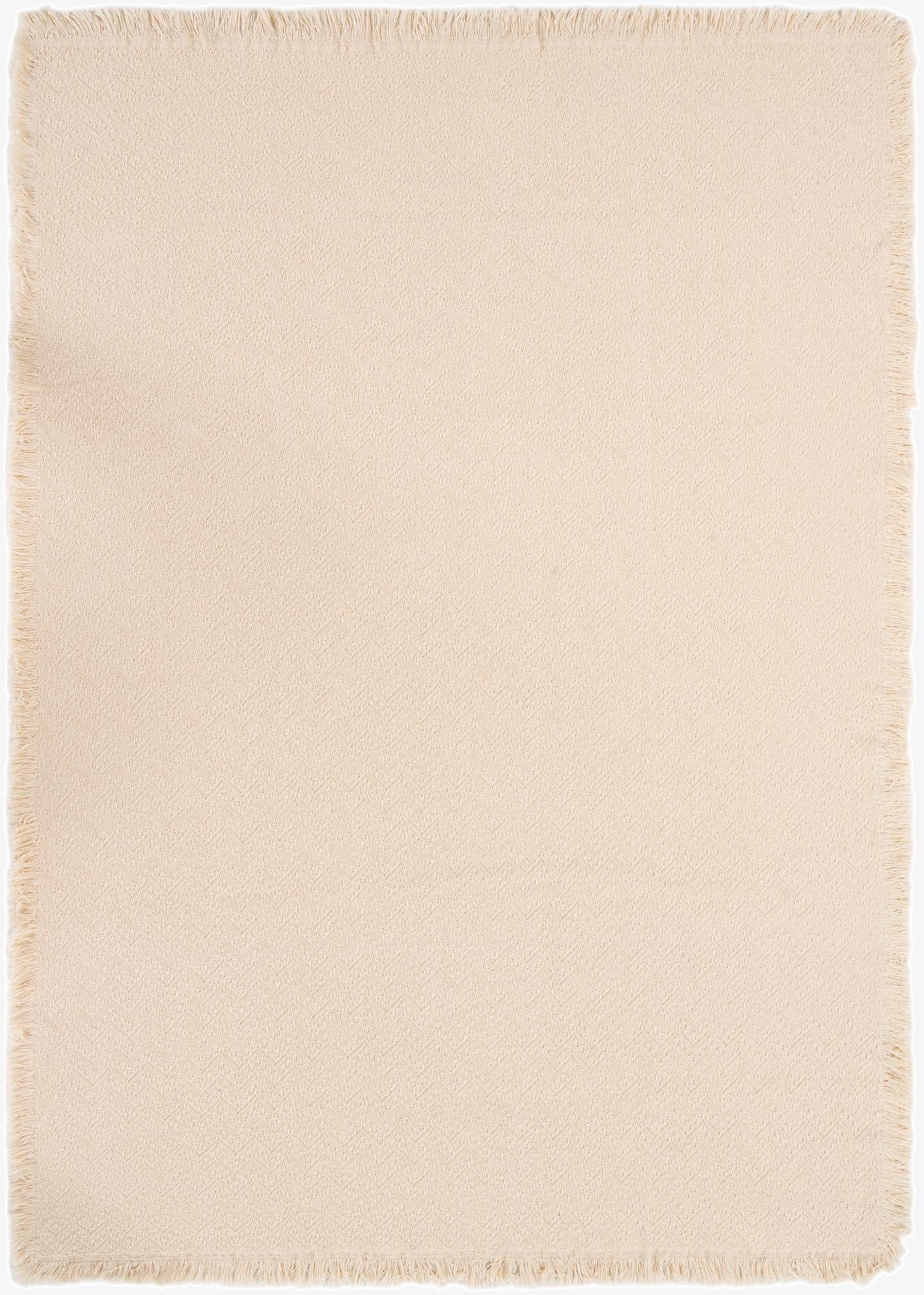 4' 6 x 6' Brittany Natural Throw Blanket