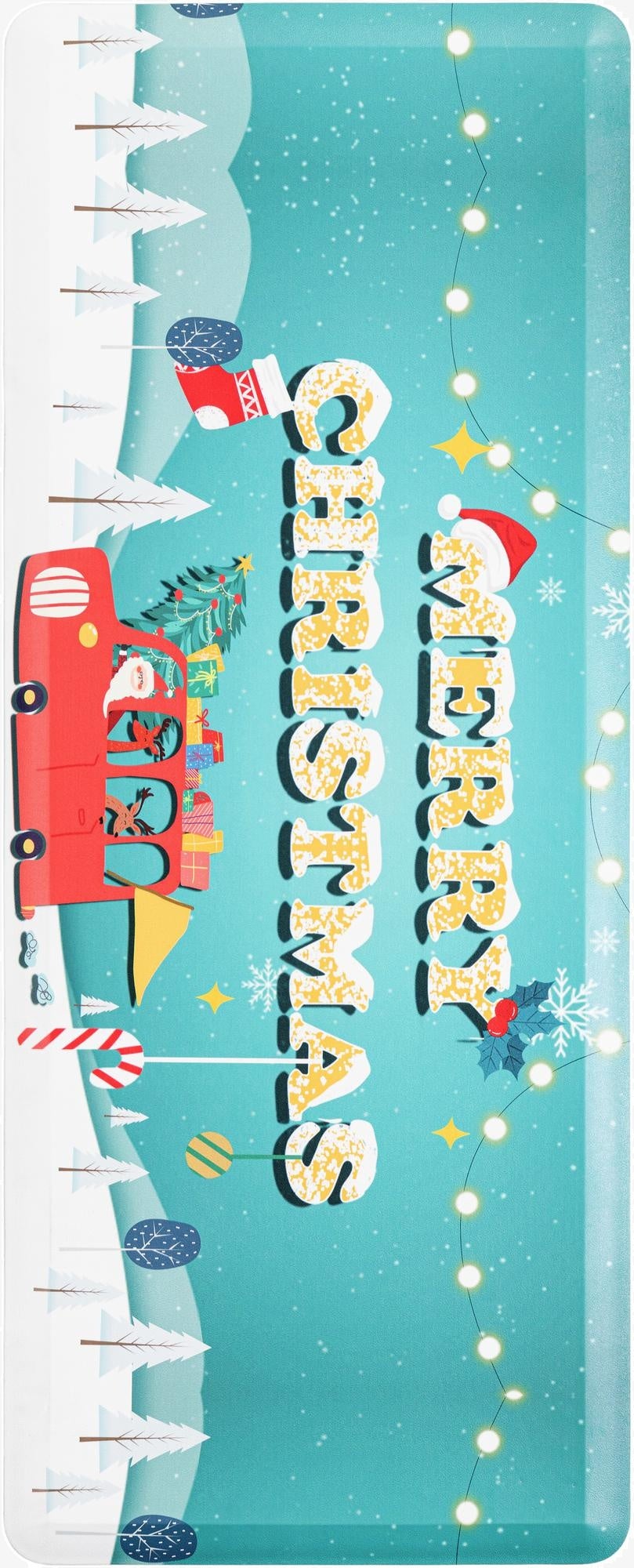  2' x 5' Merry Christmas Anti-Fatigue Comfort Mat