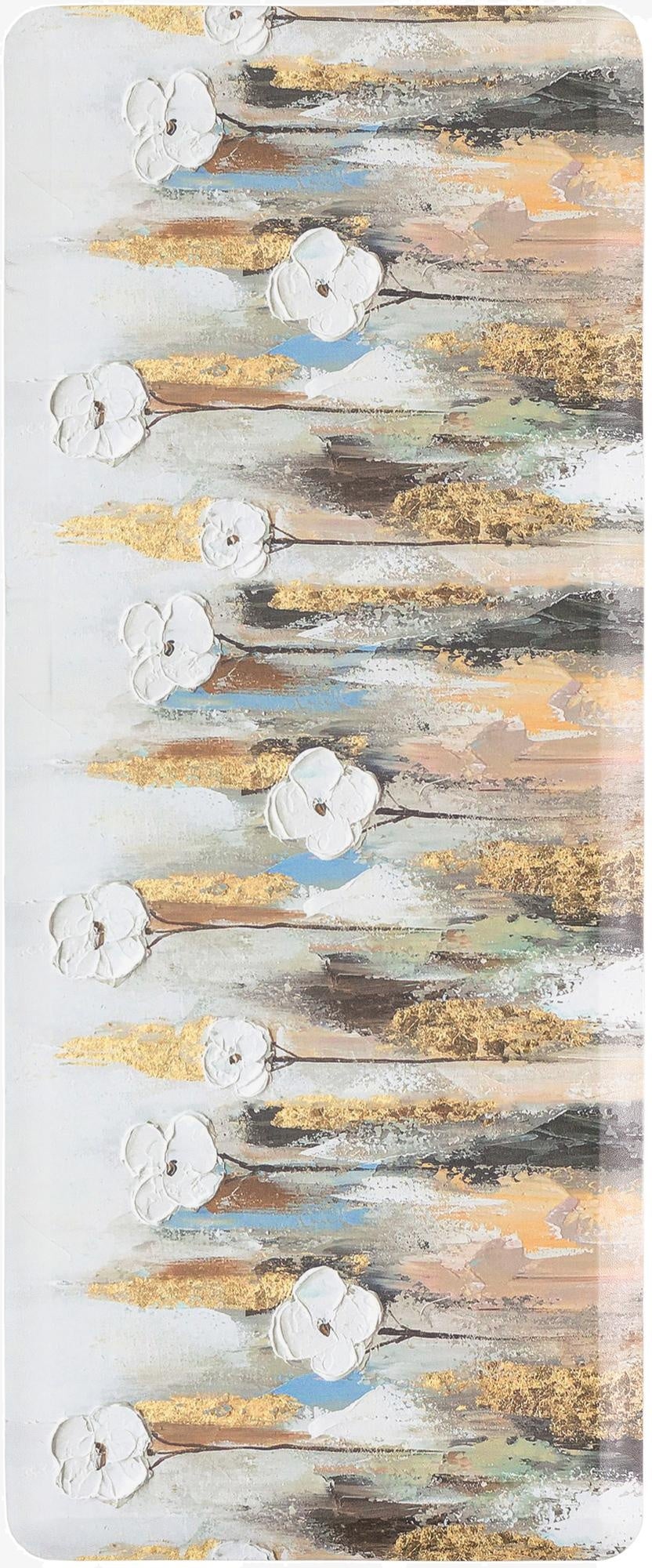  2' x 5' Flowers Anti-Fatigue Comfort Mat