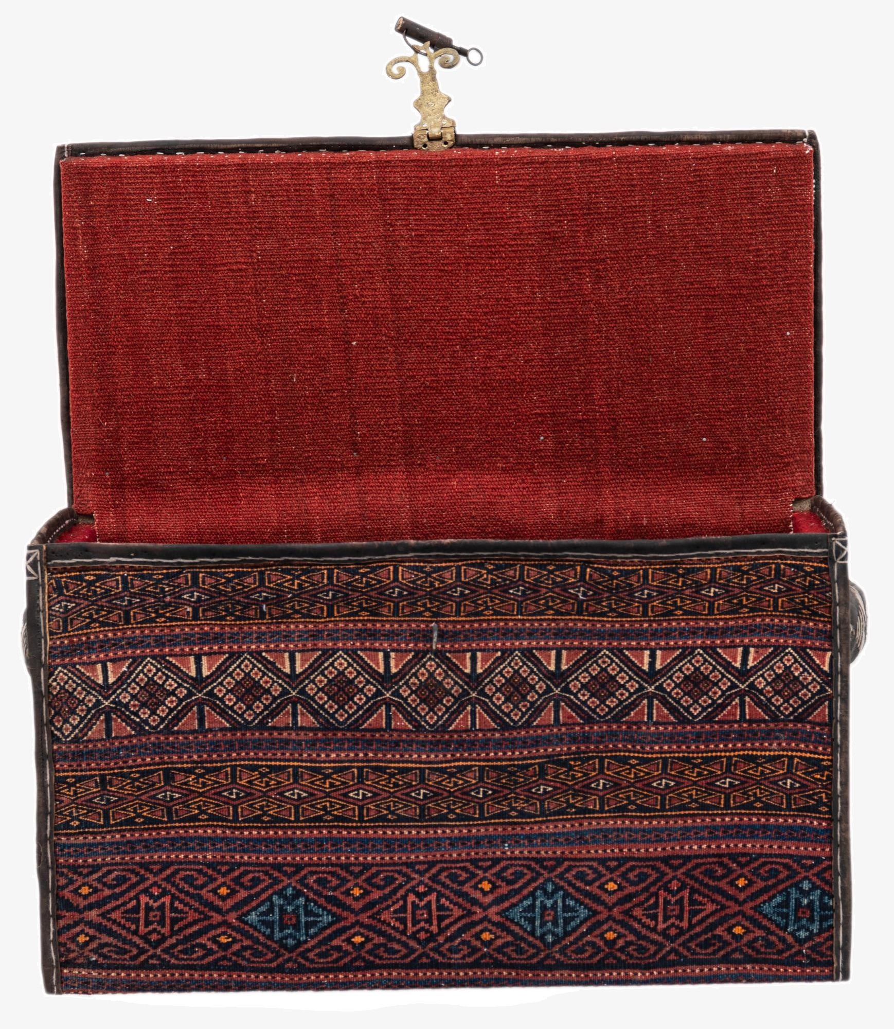  1' 3 x 2' 5  Hand Knotted Furniture Trunk