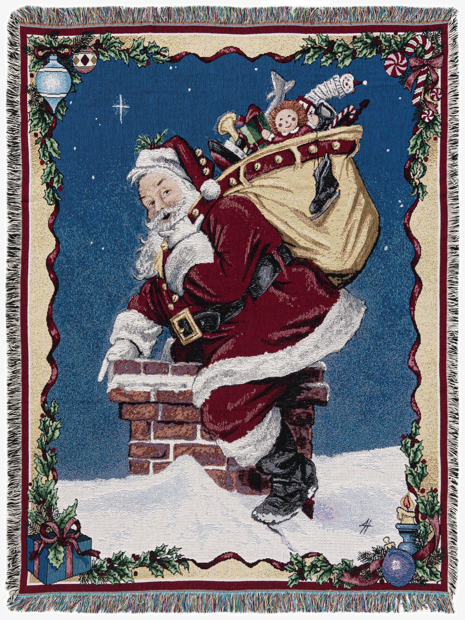 4' 6 x 6' Down I Go Throw Blanket