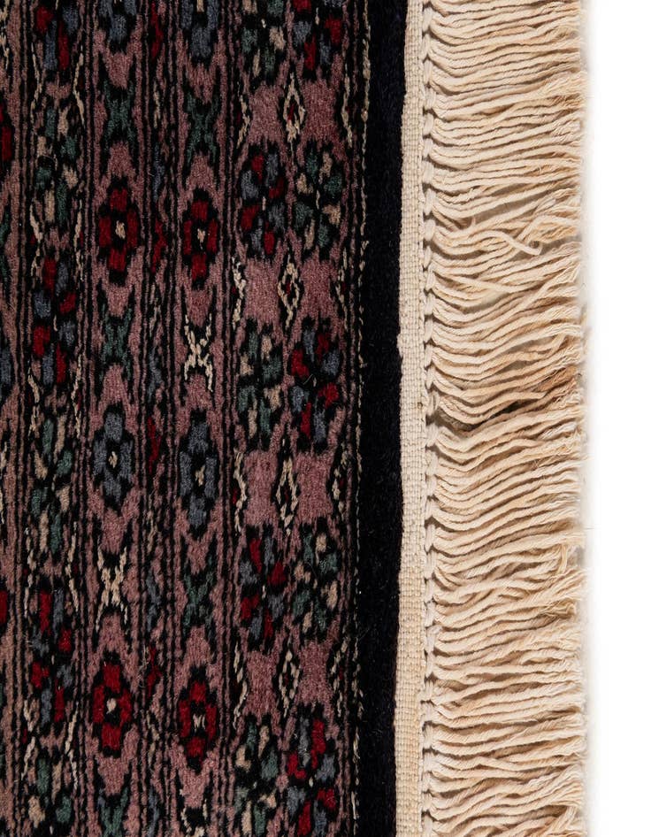 Detail image of  4' 7 x 6'  Hand Knotted Bokhara Oriental Wool Rug