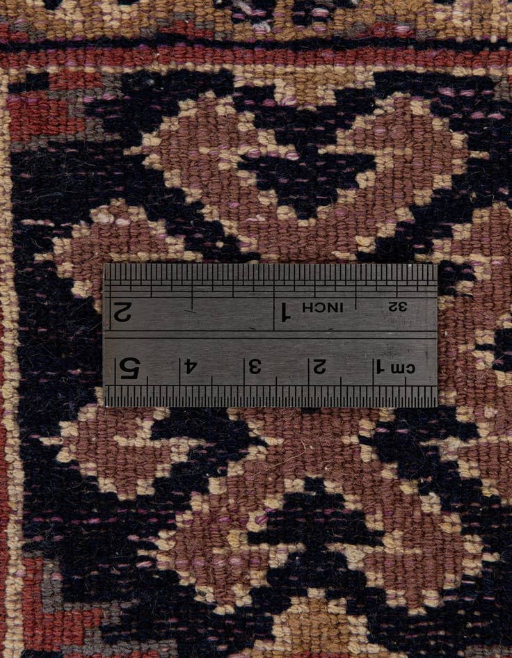 Detail image of  4' 3 x 5' 8  Hand Knotted Bokhara Oriental Rug