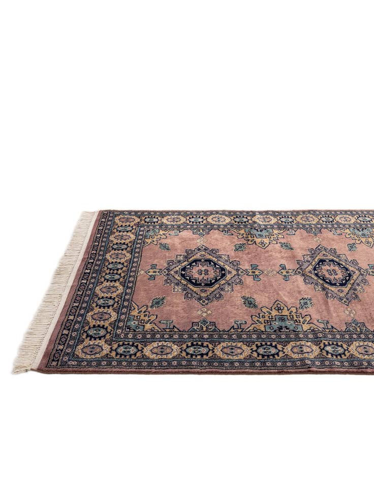 Detail image of  4' 5 x 6' 10  Hand Knotted Bokhara Oriental Rug