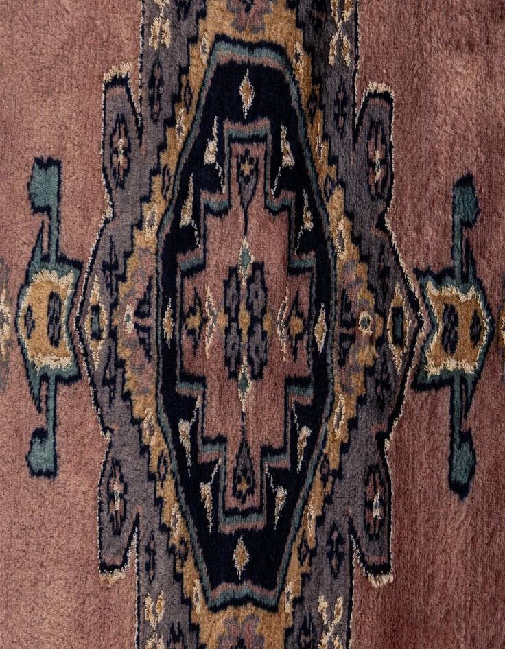 Detail image of  4' 5 x 6' 10  Hand Knotted Bokhara Oriental Rug